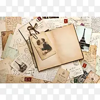 老相片笔记本背景-空若网 老相片笔记本背景-空若网