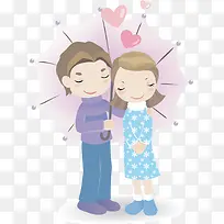 矢量情侣素材-空若网 矢量情侣素材-空若网