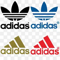 阿迪达斯LOGO图标免抠-空若网 阿迪达斯LOGO图标免抠-空若网