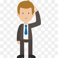 手绘卡通校长-空若网 手绘卡通校长-空若网