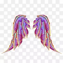 紫色紫丁香字体.羽毛水彩-空若网 紫色紫丁香字体.羽毛水彩-空若网