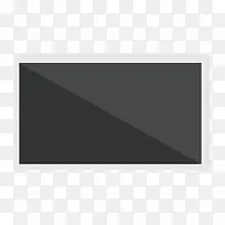 矢量扁平壁挂电视-空若网 矢量扁平壁挂电视-空若网