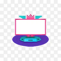 手绘电视扁平化图形-空若网 手绘电视扁平化图形-空若网