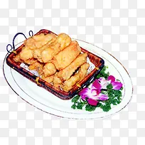 盘子里的蒜香排骨-空若网 盘子里的蒜香排骨-空若网