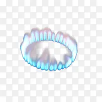 手绘蓝色灶台火焰-空若网 手绘蓝色灶台火焰-空若网