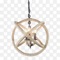 复古工业风餐厅网咖麻绳吊灯-空若网 复古工业风餐厅网咖麻绳吊灯-空若网