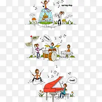 手绘简笔画矢量-空若网 手绘简笔画矢量-空若网