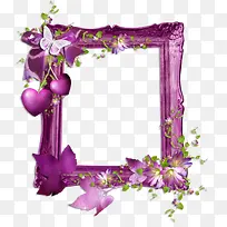 紫色复古花边框-空若网 紫色复古花边框-空若网