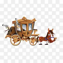 马车和驴子-空若网 马车和驴子-空若网
