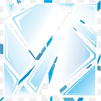 矢量手绘破碎玻璃效果-空若网 矢量手绘破碎玻璃效果-空若网