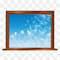 破碎的玻璃镜面-空若网 破碎的玻璃镜面-空若网