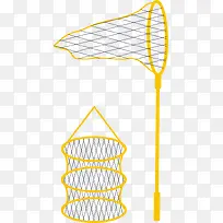 鱼兜渔网钓鱼PNG矢量素材-空若网 鱼兜渔网钓鱼PNG矢量素材-空若网