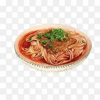 手绘拉面插画-空若网 手绘拉面插画-空若网