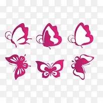 紫红色美丽蝴蝶-空若网 紫红色美丽蝴蝶-空若网