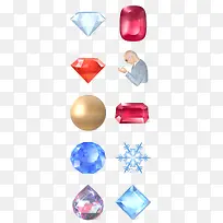 卡通宝石图标-空若网 卡通宝石图标-空若网