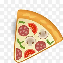 手绘美味充饥披萨-空若网 手绘美味充饥披萨-空若网
