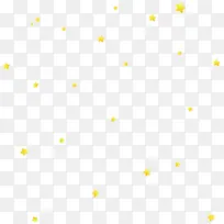 黄色漂浮可爱星星-空若网 黄色漂浮可爱星星-空若网