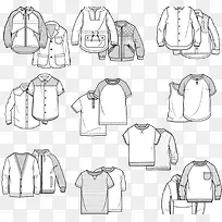 上衣外套服装版型-空若网 上衣外套服装版型-空若网