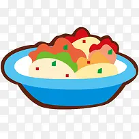 一盘彩色的食物-空若网 一盘彩色的食物-空若网