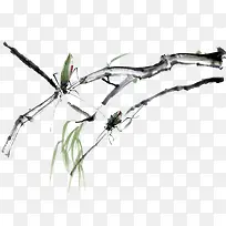 中国风水墨枯树枝-空若网 中国风水墨枯树枝-空若网