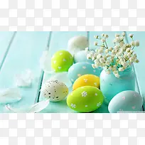 彩色鸡蛋静物摆拍-空若网 彩色鸡蛋静物摆拍-空若网