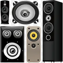 时尚音响矢量图-空若网 时尚音响矢量图-空若网