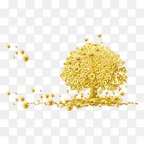卡通挂满金币的的树png-空若网 卡通挂满金币的的树png-空若网