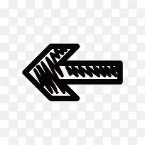 横向手绘箭头图标AI矢量-空若网 横向手绘箭头图标AI矢量-空若网