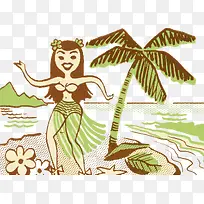 太平洋群岛插画-空若网 太平洋群岛插画-空若网