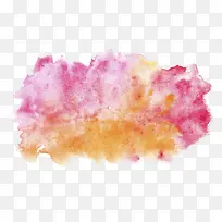 红黄色水彩效果-空若网 红黄色水彩效果-空若网