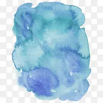 蓝色水彩效果-空若网 蓝色水彩效果-空若网