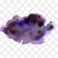 紫色水彩效果-空若网 紫色水彩效果-空若网