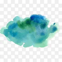 蓝色水彩效果-空若网 蓝色水彩效果-空若网