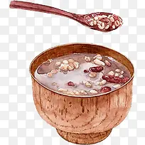 水彩美味手绘八宝粥-空若网 水彩美味手绘八宝粥-空若网