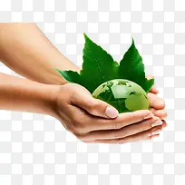手捧地球素材-空若网 手捧地球素材-空若网