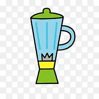 卡通手绘榨汁机-空若网 卡通手绘榨汁机-空若网