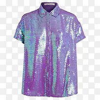 蒸汽波风格亮片衬衫-空若网 蒸汽波风格亮片衬衫-空若网