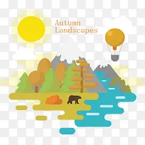 秋季插画设计-空若网 秋季插画设计-空若网