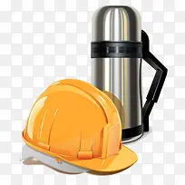 水杯与安全帽图片-空若网 水杯与安全帽图片-空若网