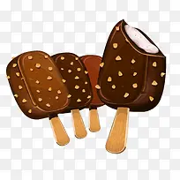 卡通的巧克力雪糕食物设计-空若网 卡通的巧克力雪糕食物设计-空若网