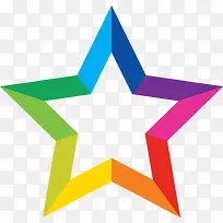 彩色五角星-空若网 彩色五角星-空若网