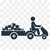 皮卡车剪影-空若网 皮卡车剪影-空若网