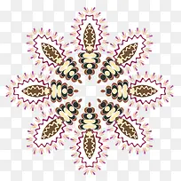 传统昆虫图案矢量素材-空若网 传统昆虫图案矢量素材-空若网