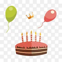 矢量生日蛋糕-空若网 矢量生日蛋糕-空若网