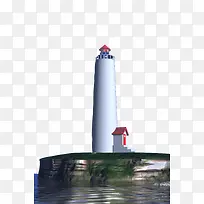 白色灯塔效果图-空若网 白色灯塔效果图-空若网