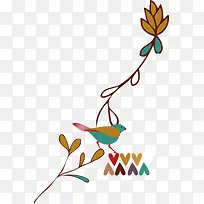 手绘树枝-空若网 手绘树枝-空若网