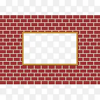 创意红砖矢量边框-空若网 创意红砖矢量边框-空若网