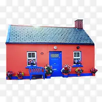 可爱红砖房子-空若网 可爱红砖房子-空若网