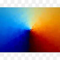 蓝色橙色黄色光效渲染-空若网 蓝色橙色黄色光效渲染-空若网