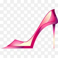 粉色玻璃高跟鞋-空若网 粉色玻璃高跟鞋-空若网